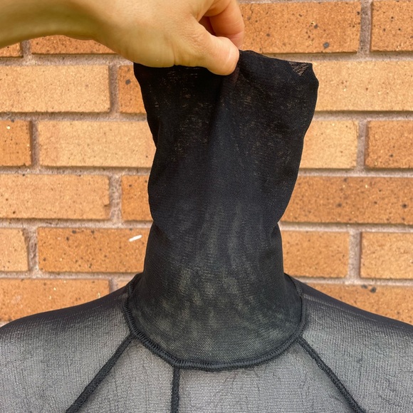 Vintage Jean Paul Gaultier Maille Classique Mesh Turtleneck - Picture 7 of 10